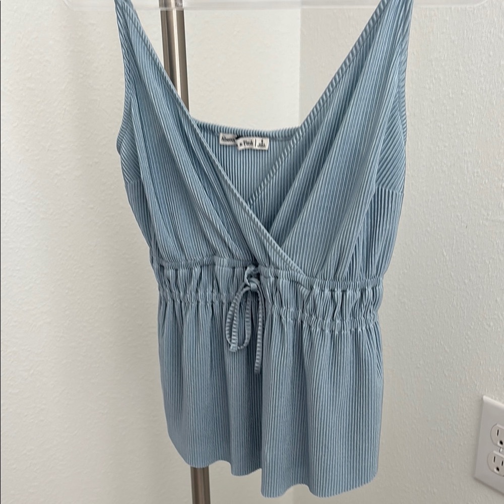 Abercrombie & Fitch Ribbed Baby Doll Tank Top